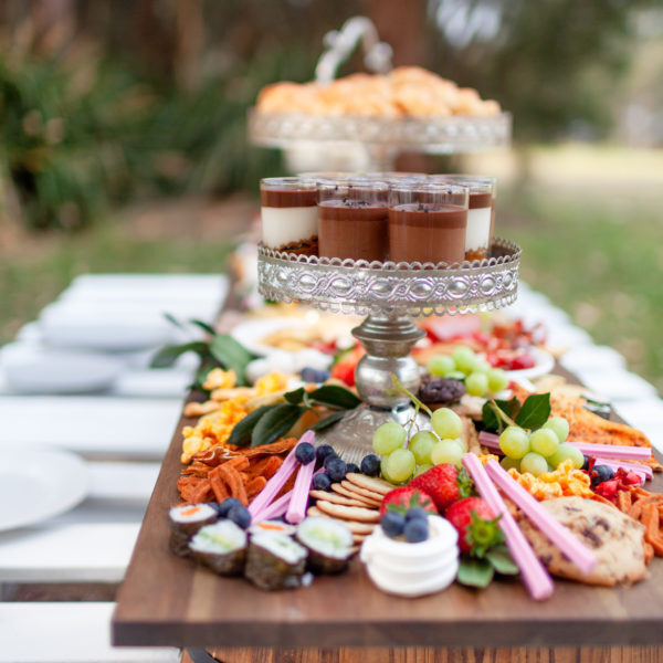 repas de mariage champetre frais et local