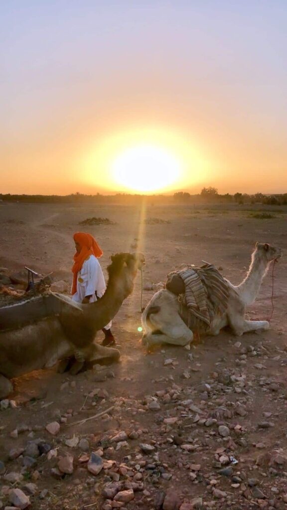 Photo du désert, paysage au Maroc