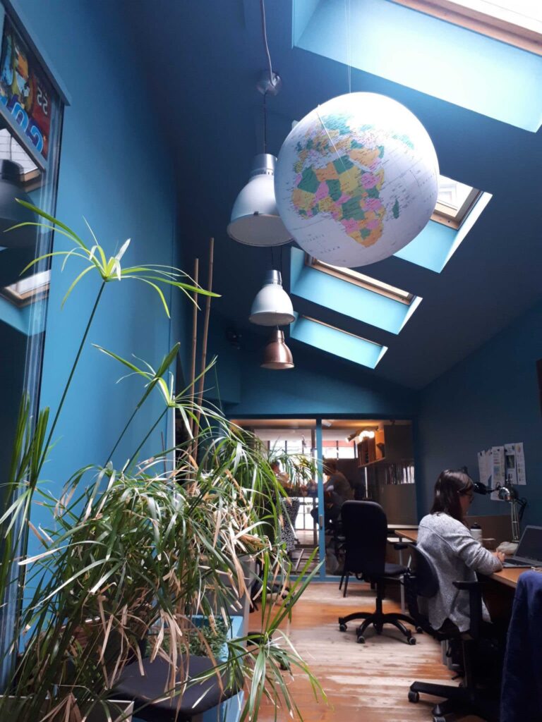 Espace de coworking à Rouen, Normandie, France