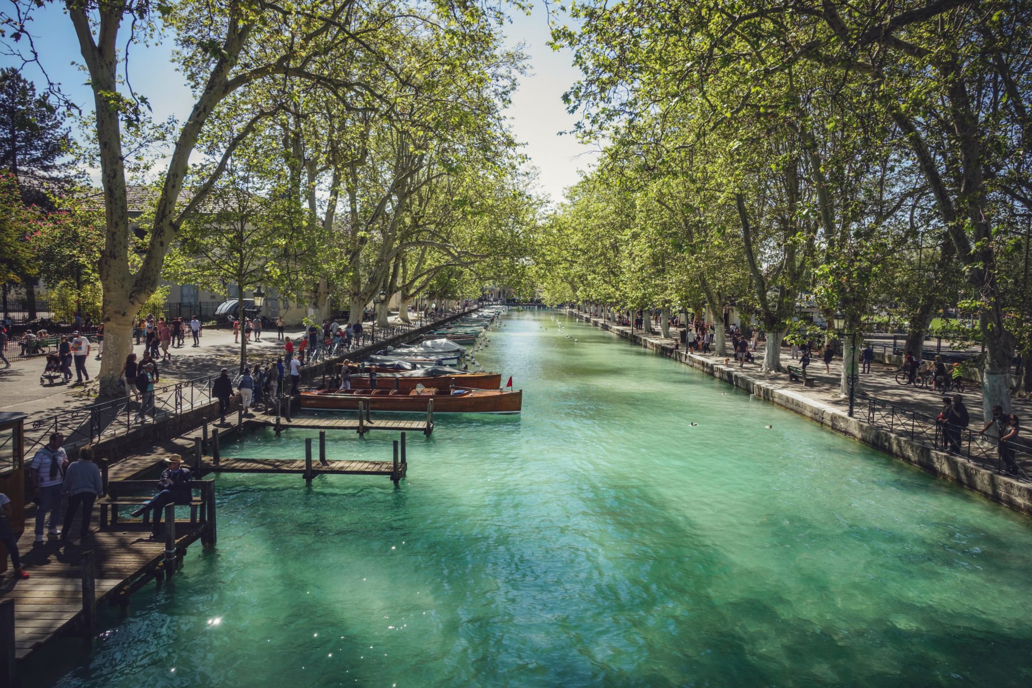 Canaux de la ville d'Annecy