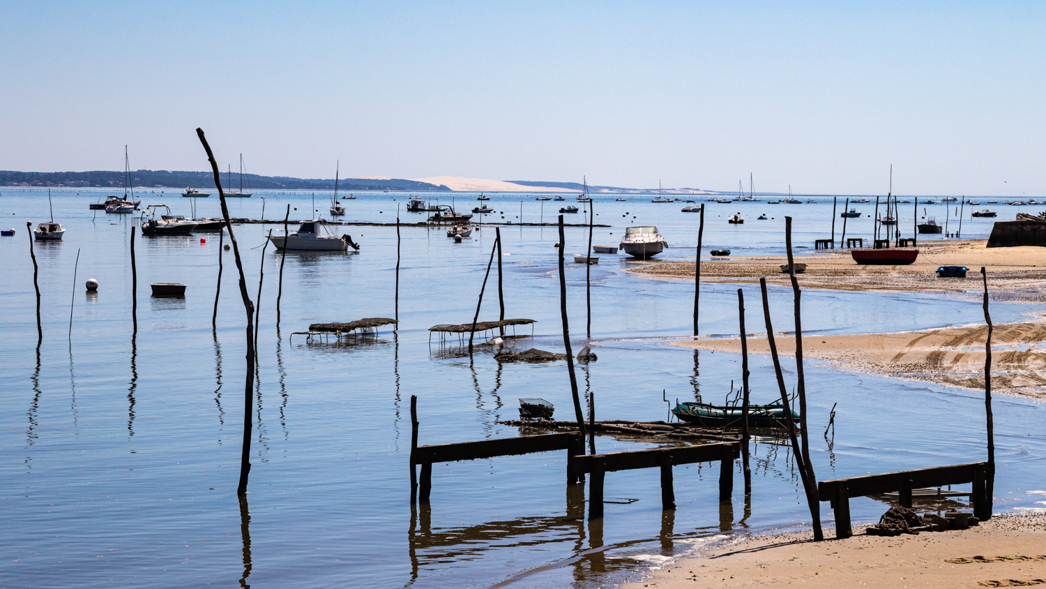 Bateaux bassin d'Arcachon en Nouvelle-Aquitaine