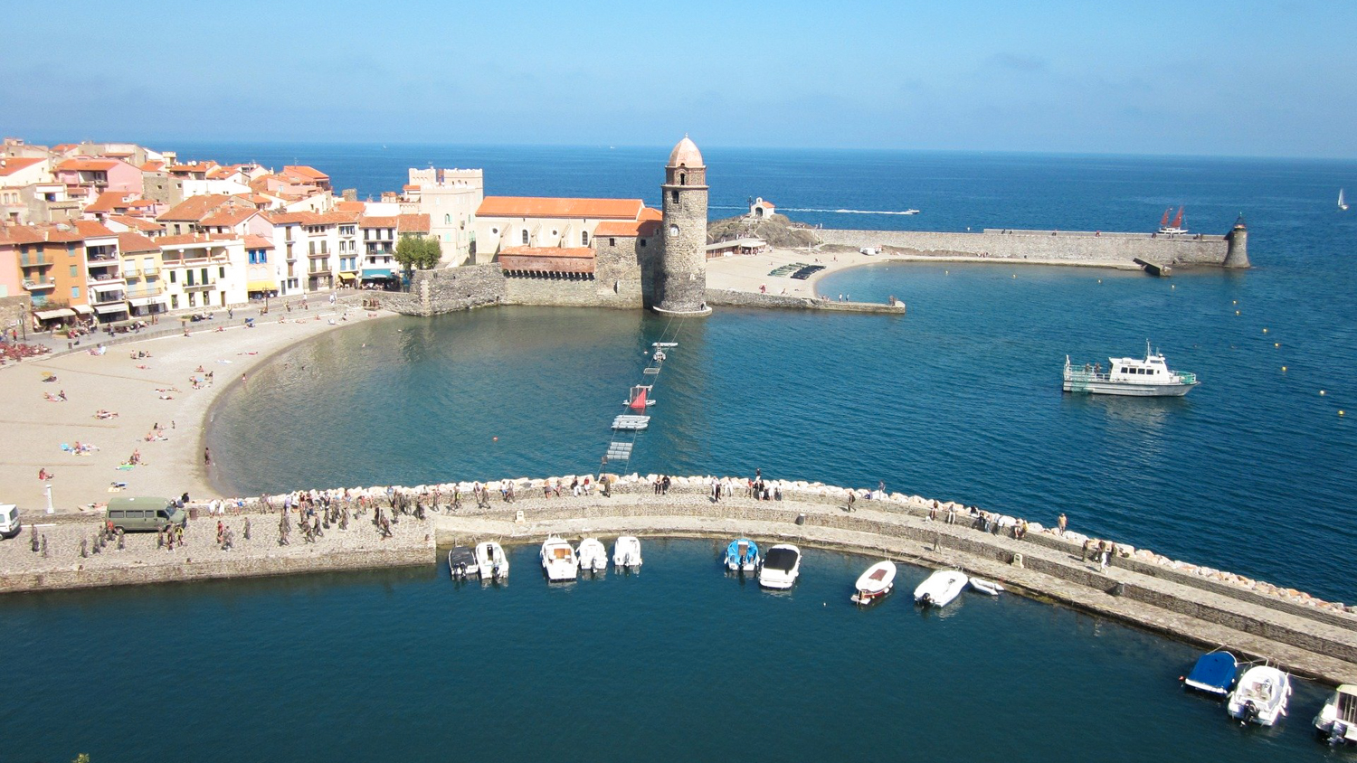 Port de Collioure en Occitanie