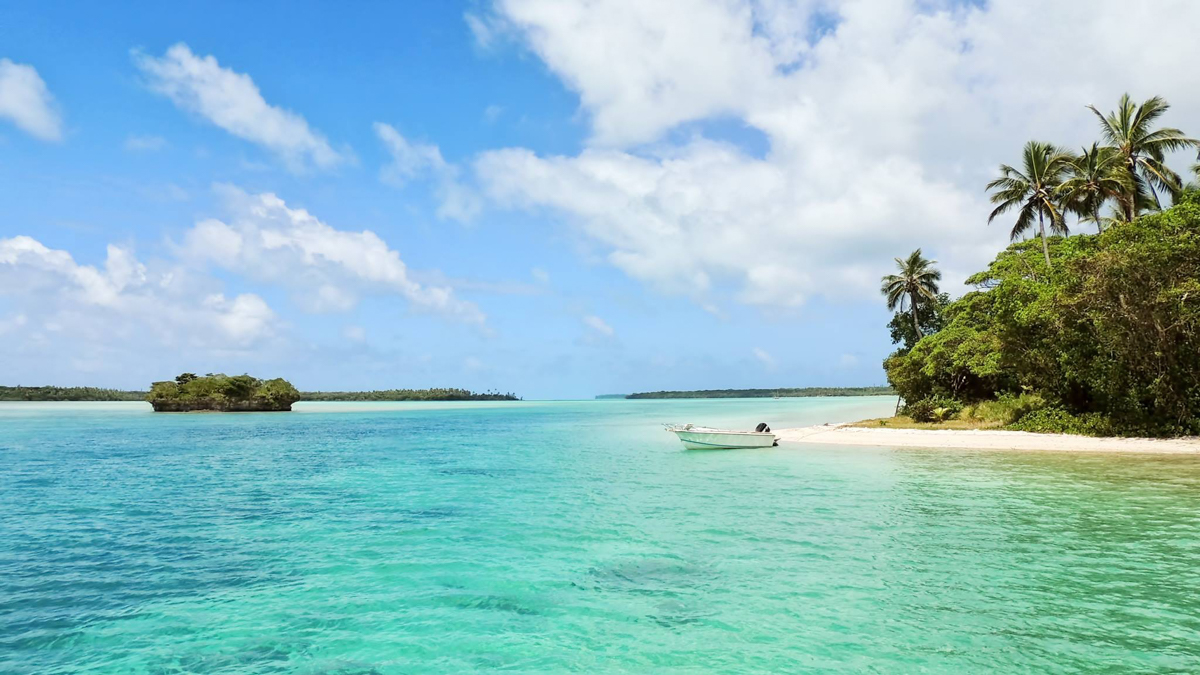 Ile des Pins en Nouvelle-Caledonie avec eau turquoise