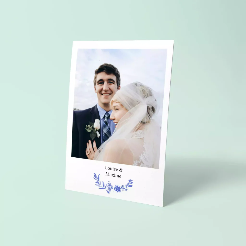 Carte premium pour mariage celebrer union