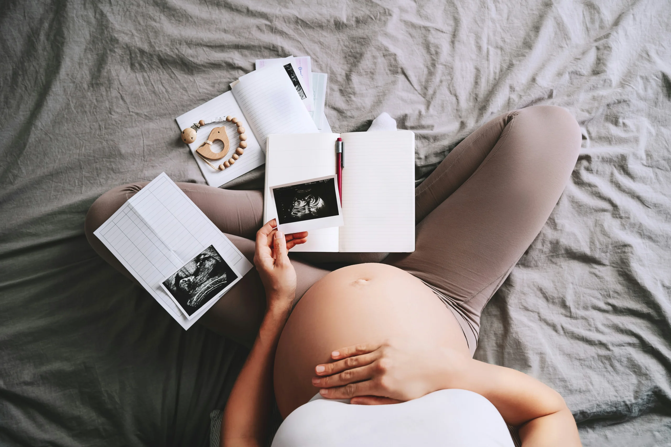 Photo d’évolution de grossesse originale : tutoriels