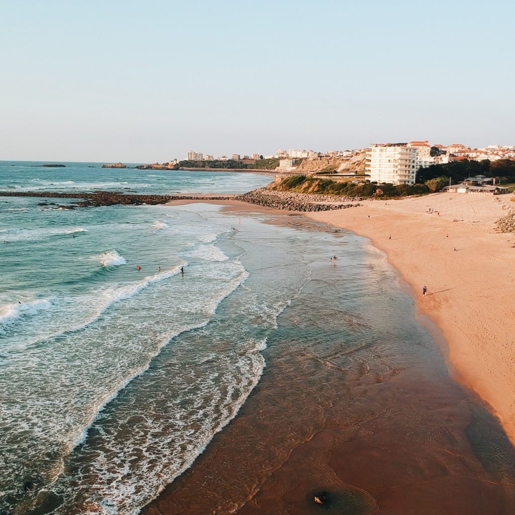 plage biarritz pays basque