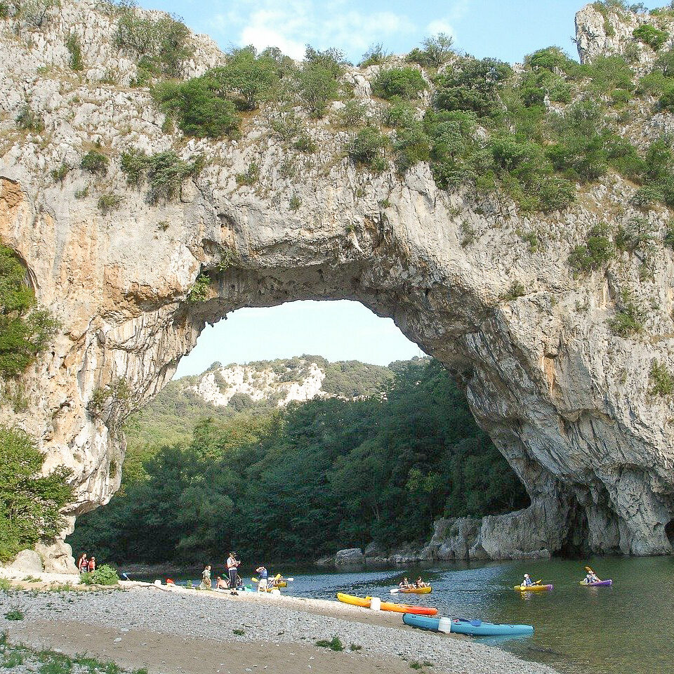 gorges de l’ardeche avec kayak