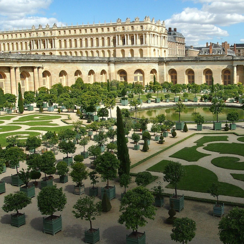 carte postale versailles