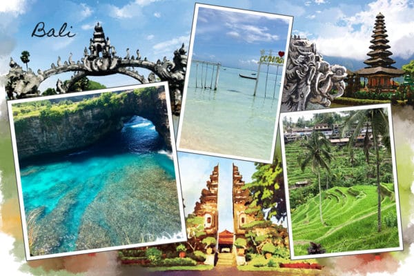 comment envoyer une carte postale de bali