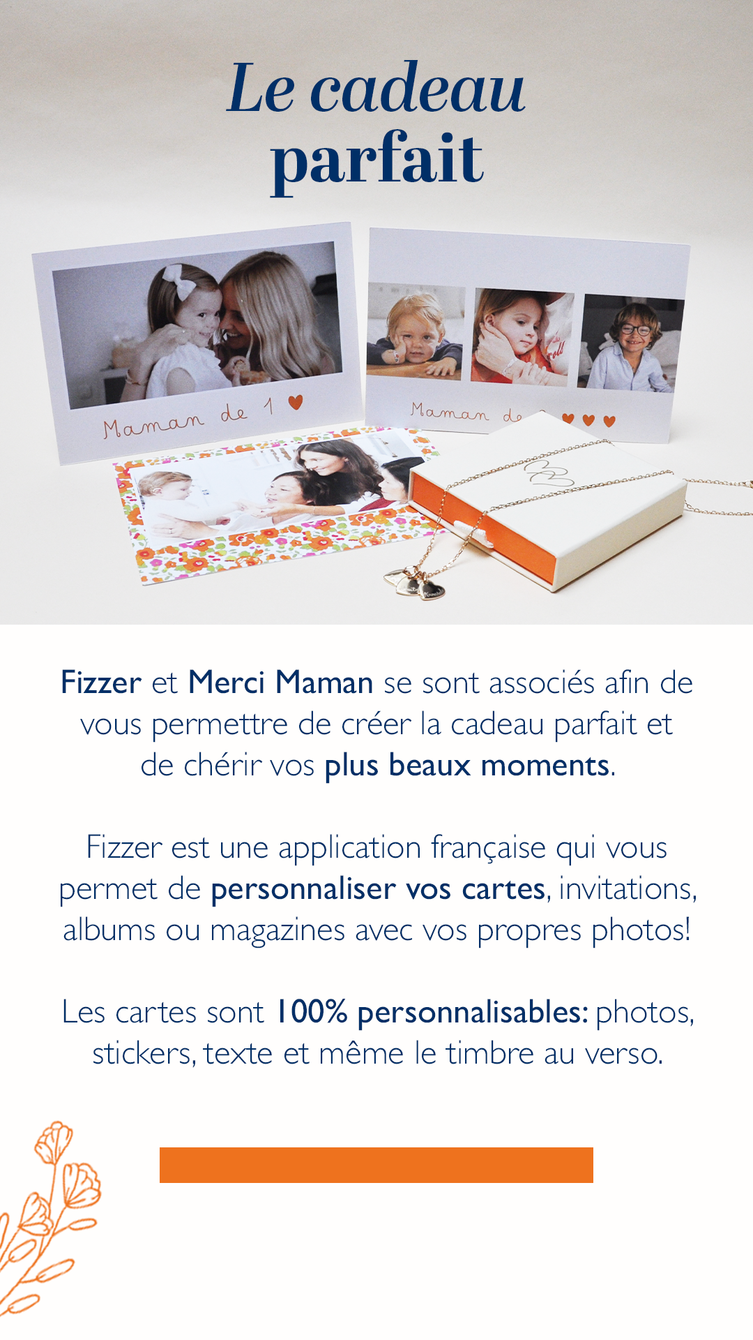 Carte offerte pour tout achat d'un produit Merci Maman