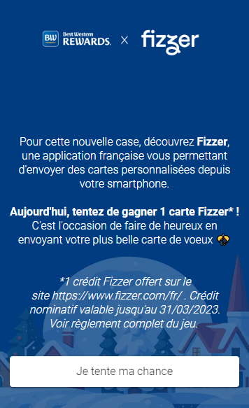 Carte offerte pour les clients Best Western