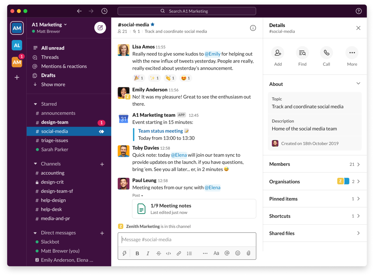 Slack Comment structurer et organiser votre espace de travail ? Fizzer