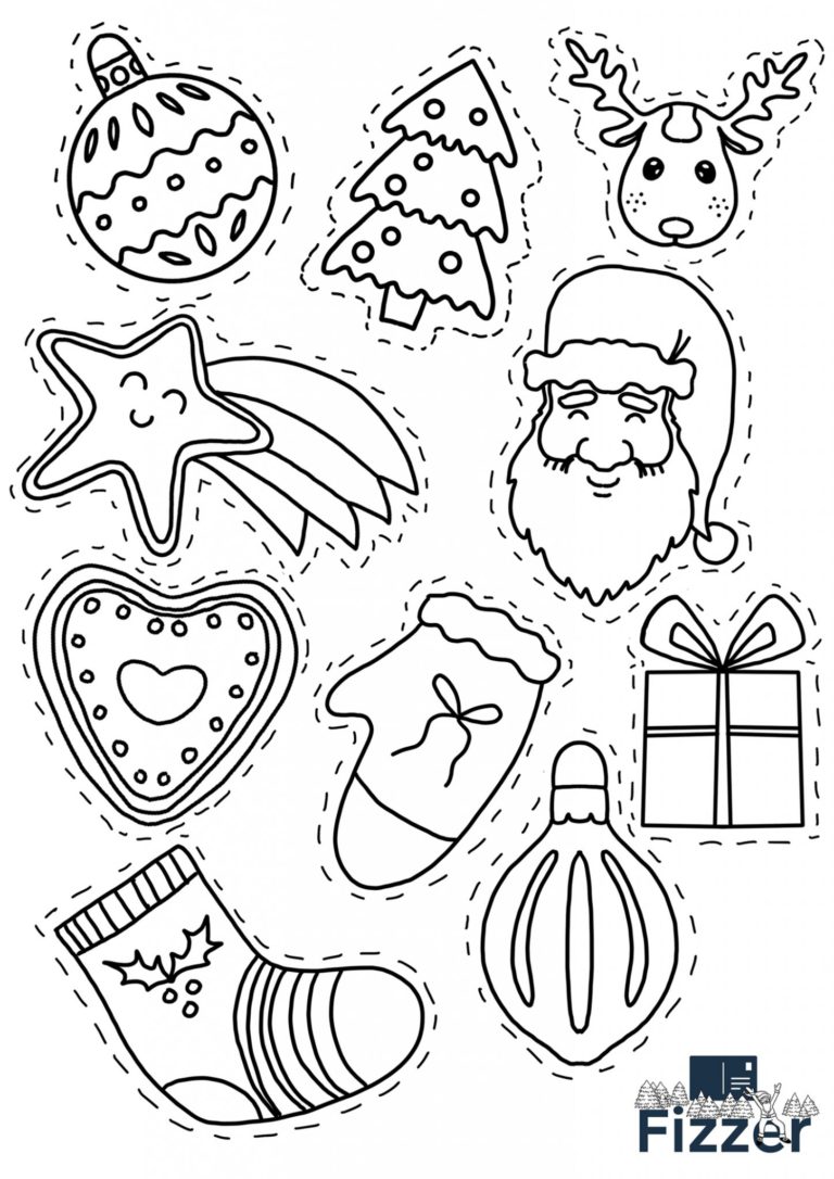 Décoration Noël DIY : illustrations à colorier pour habiller votre