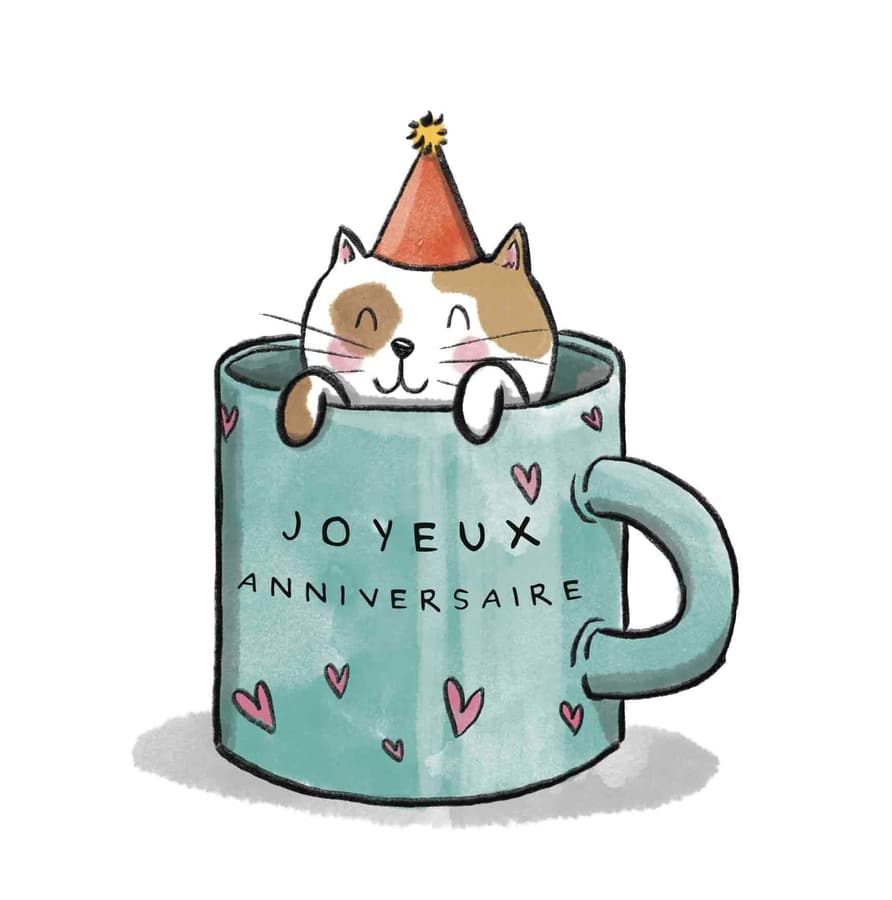 Des chats fêtent un anniversaire